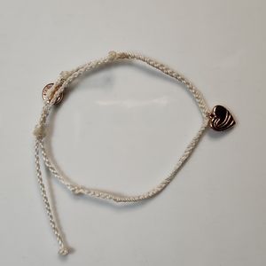 Pura Vida Rose Gold Heart Bracelet